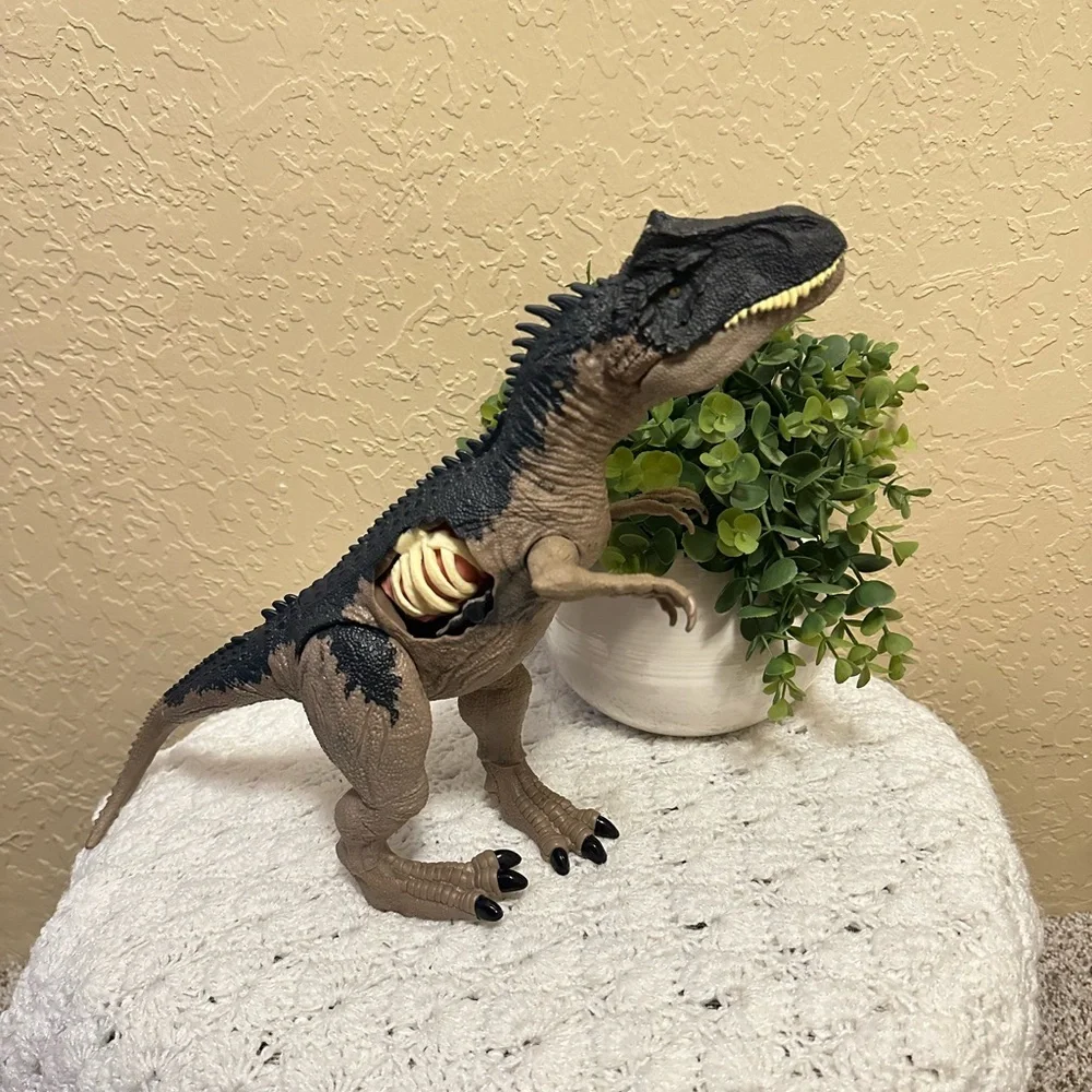 Jurassic World Dominion Extreme Damage Roarin' Allosaurus HFK06 Dinosaur Mattel - Picture 7 of 14